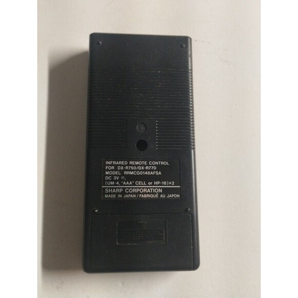 Sharp RRMCG0148AFSA CD Player Remote Control - Tested and Works - Picture 2 of 3
